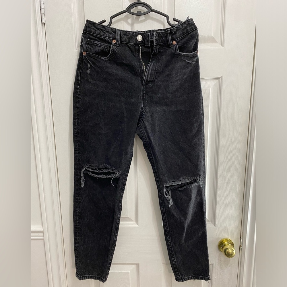ZARA Black Tipped Jeans